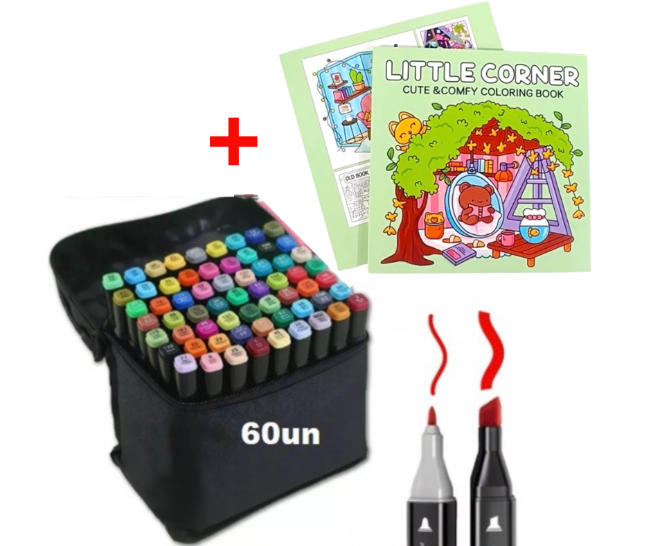ColorMind – Kit créatif antistress - Détente et créativité dans un seul kit – prêt à colorier